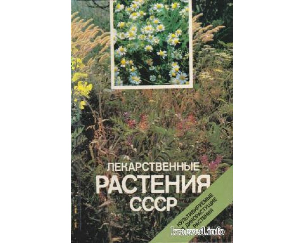 Лекарственные растения СССР. Фотоальбом, 1988